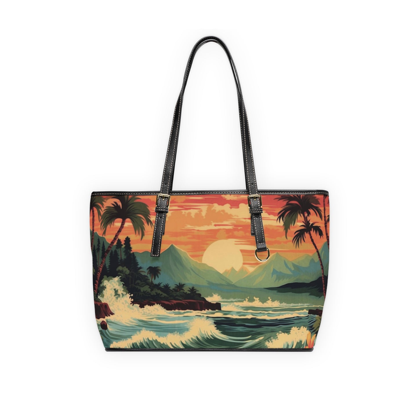 Paradise in Motion Leather Bag
