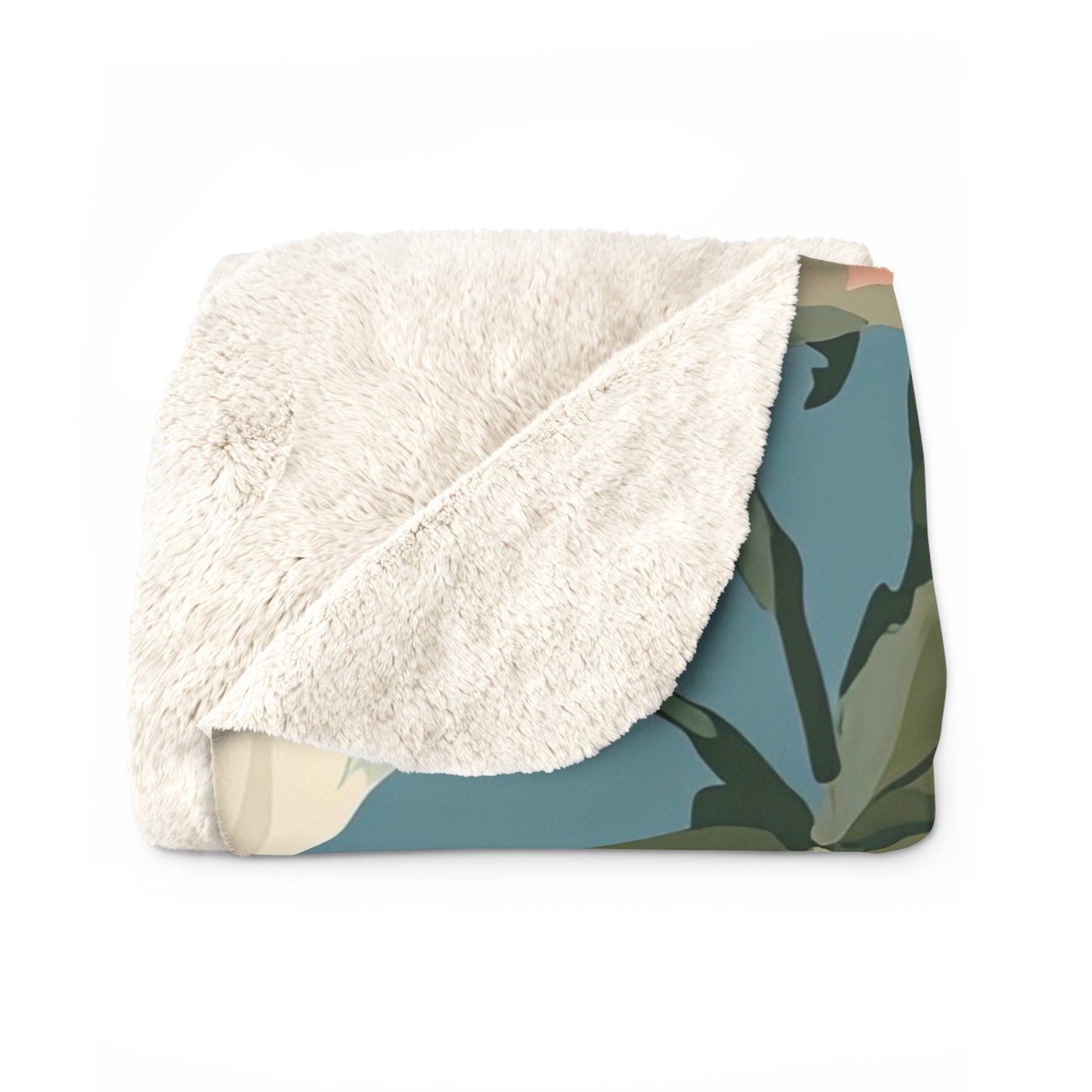 Lowcountry Bloom Fleece Blanket
