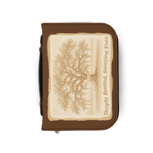 Deeply Rooted Vintage Sepia Bible Cover